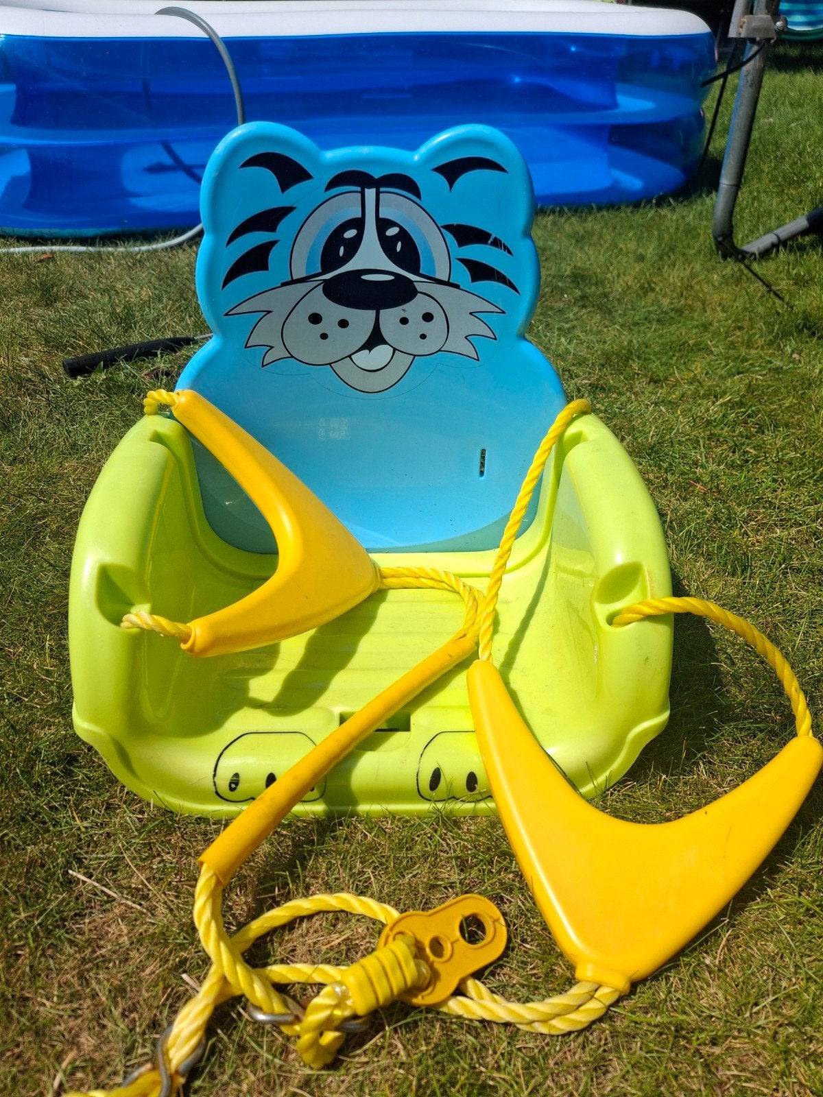Kinderschommel met tijger design, Ophalen, Gebruikt, Schommel