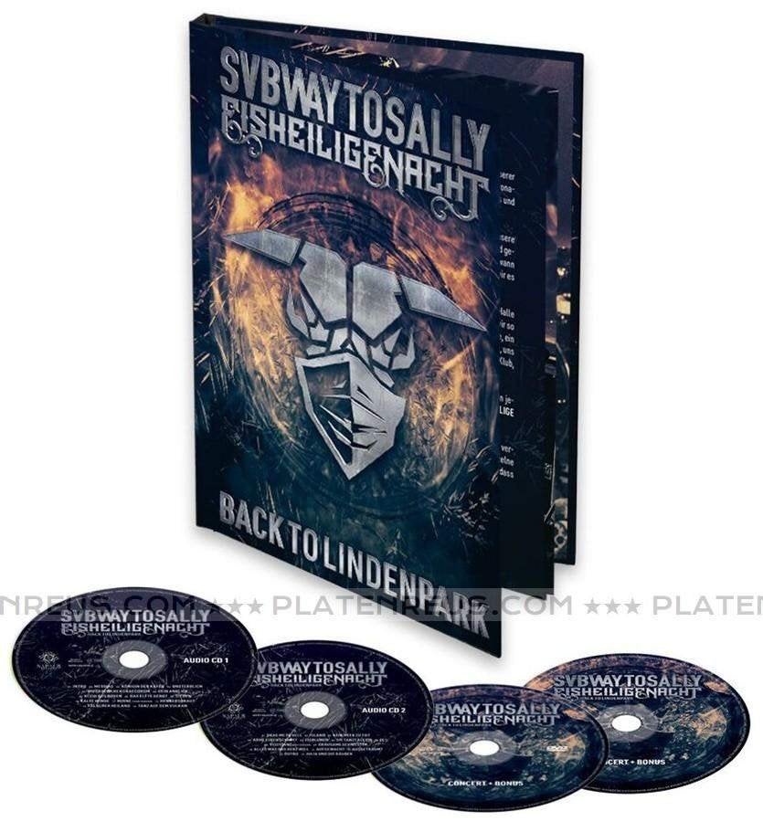 Subway To Sally Eisheilige Nacht Mediabook 2 CD Blu-Ray DVD, Inclusief doosje, Ophalen of Verzenden, Nieuw in verpakking, Metal