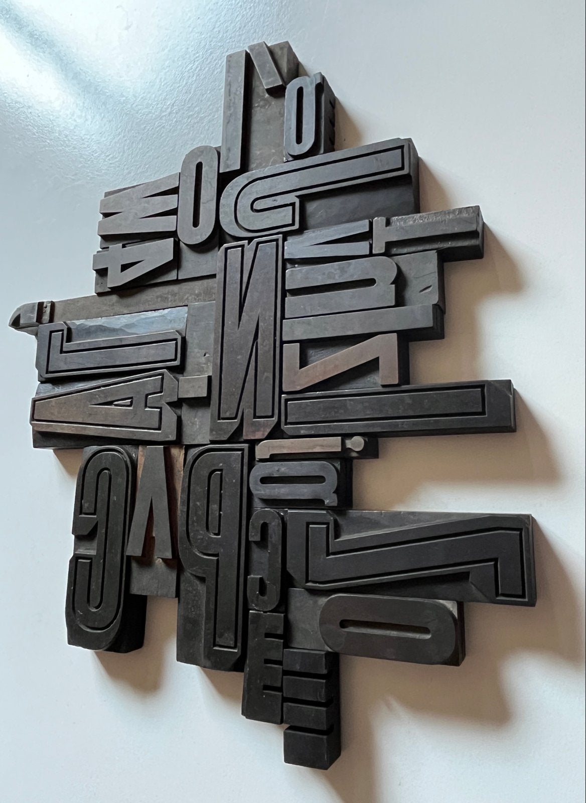 houten drukletters, Antiek en Kunst, Antiek | Overige Antiek, Ophalen of Verzenden