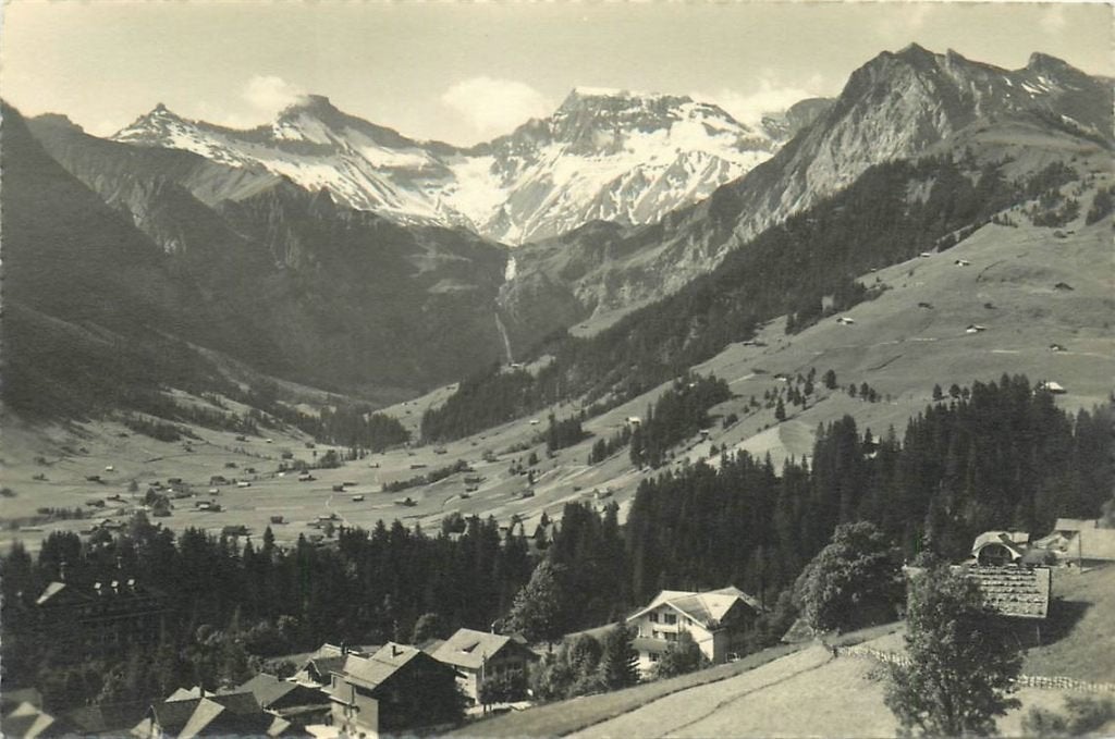 701-498-045 Adelboden Hotel Edelweiss, Ophalen of Verzenden, Voor 1920, Overig Europa