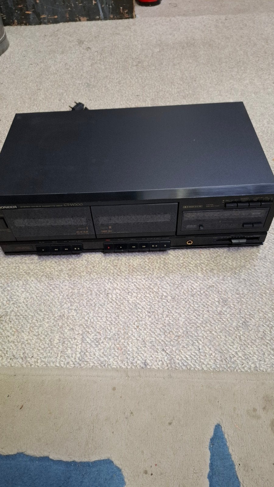 Pioneer CT-W300 Dubbel Cassettedeck - Vintage Audio, Ophalen of Verzenden, Dubbel, High speed dubbing