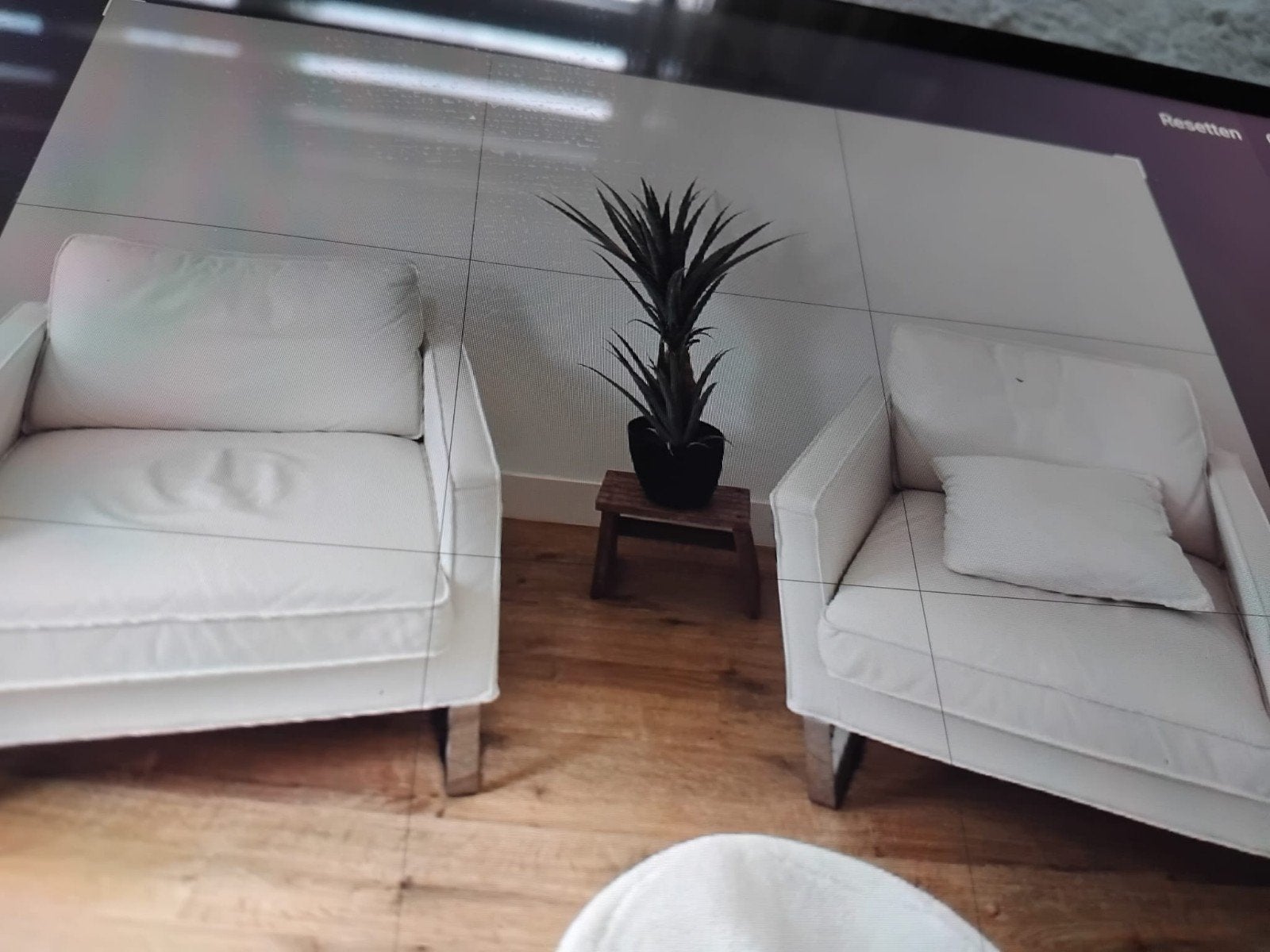 2 lederen fauteuils, Ophalen