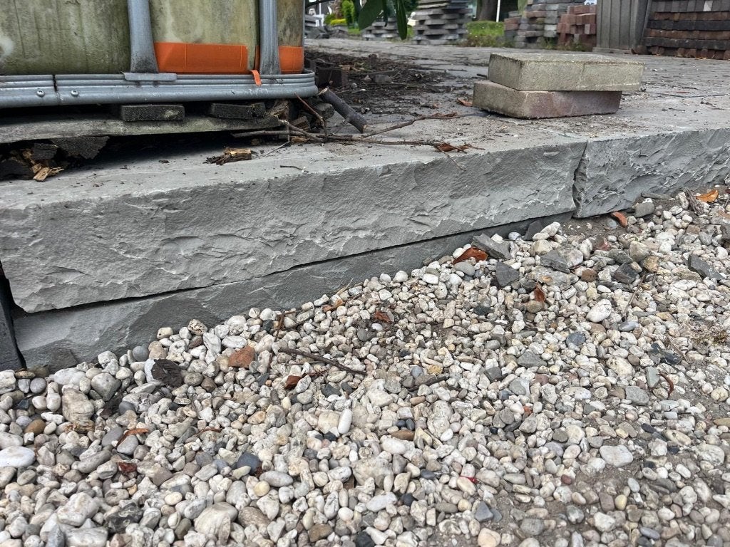 Indische Zandsteen Traptreden – 8 stuks – Zo goed als nieuw, Tuin en Terras, Ophalen, Zo goed als nieuw