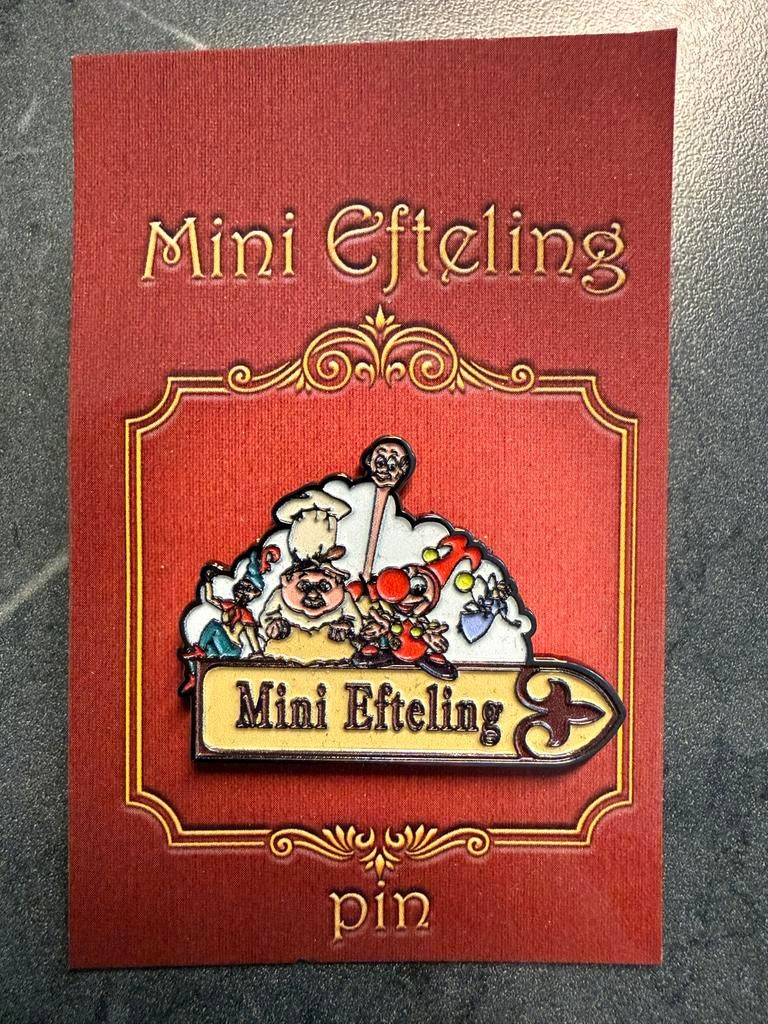 Mini Efteling Pin - allerlei figuren - pijl, Verzenden, Nieuw, Button of Speldje