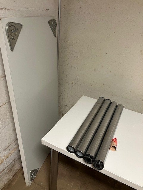 stevige demontabele tafels, Ophalen, Gebruikt