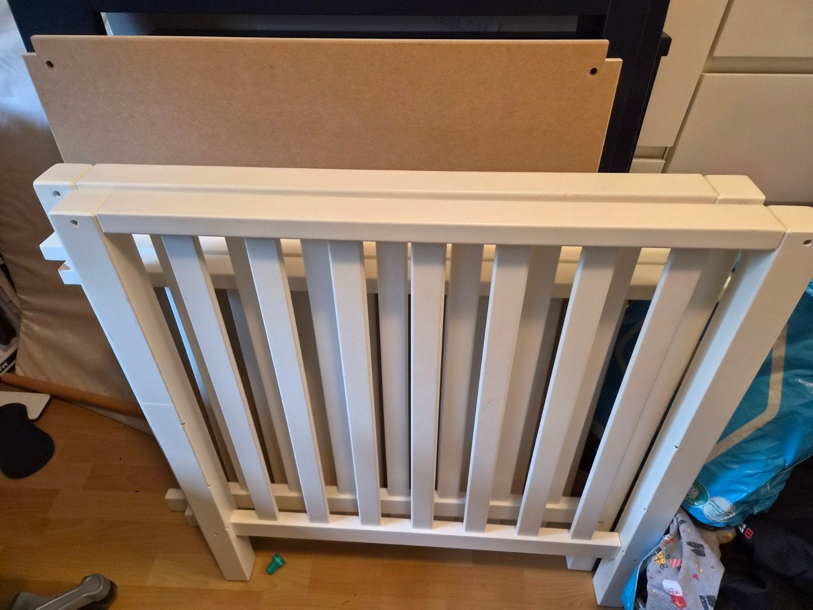 Box met matras en kleed, Ophalen, Gebruikt, Rechthoekig, Boxkleed
