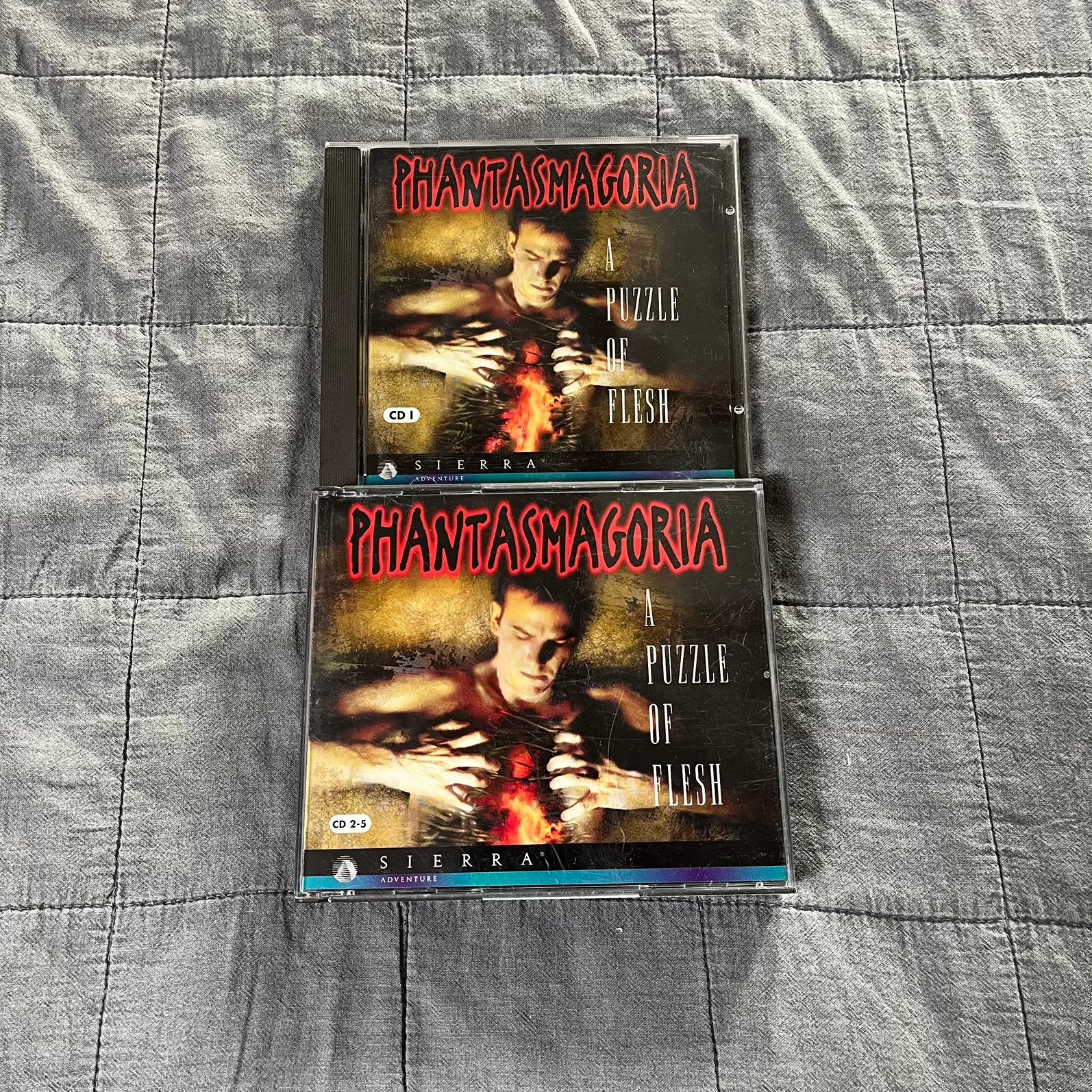 Phantasmagoria: A Puzzle of Flesh (PC, 1996) Compleet 5 CD's, Spelcomputers en Games, 1 speler, Ophalen of Verzenden, Zo goed als nieuw