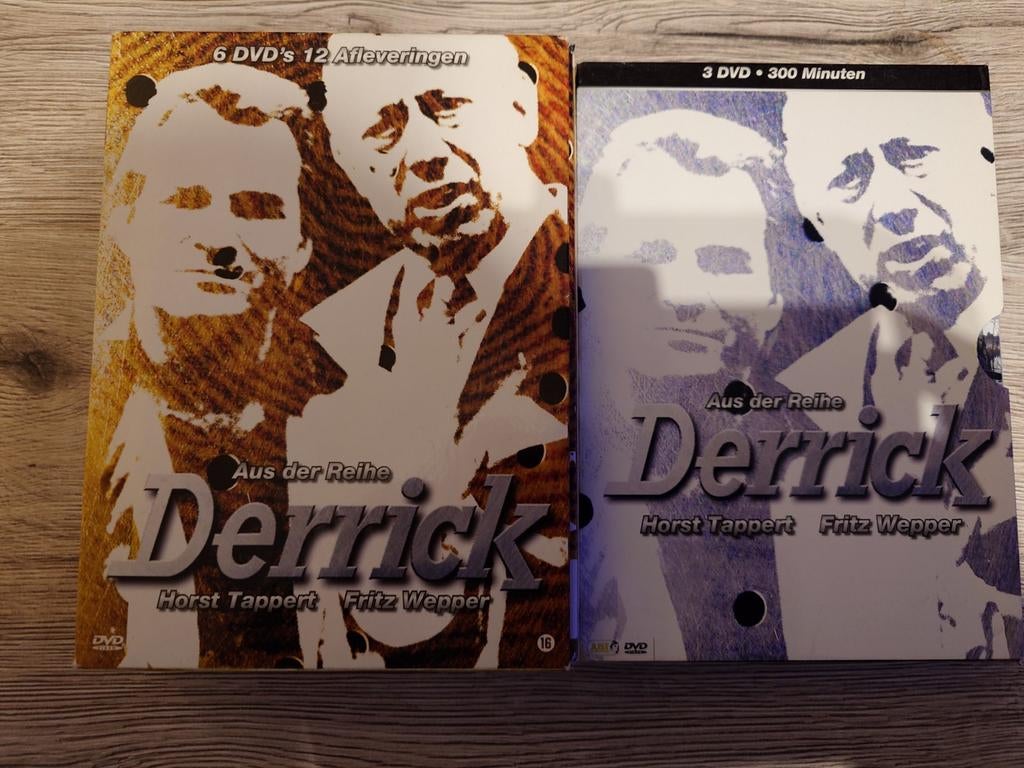 Derrick 2x DvDs Box 9x DvDS Met NLO, Cd's en Dvd's, Dvd's | Tv en Series, Ophalen of Verzenden, Zo goed als nieuw