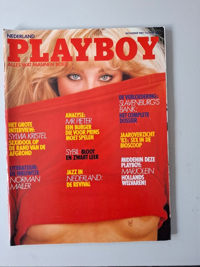 Playboy 1983 november, Ophalen of Verzenden, Gelezen, Glossy