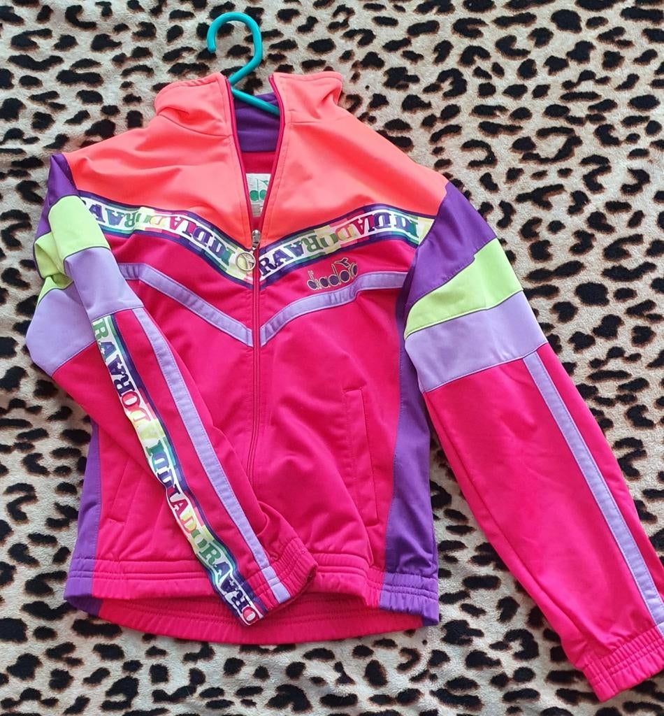 Diadora trainingsjack maat S, Ophalen of Verzenden, Zo goed als nieuw, Maat 38/40 (M)