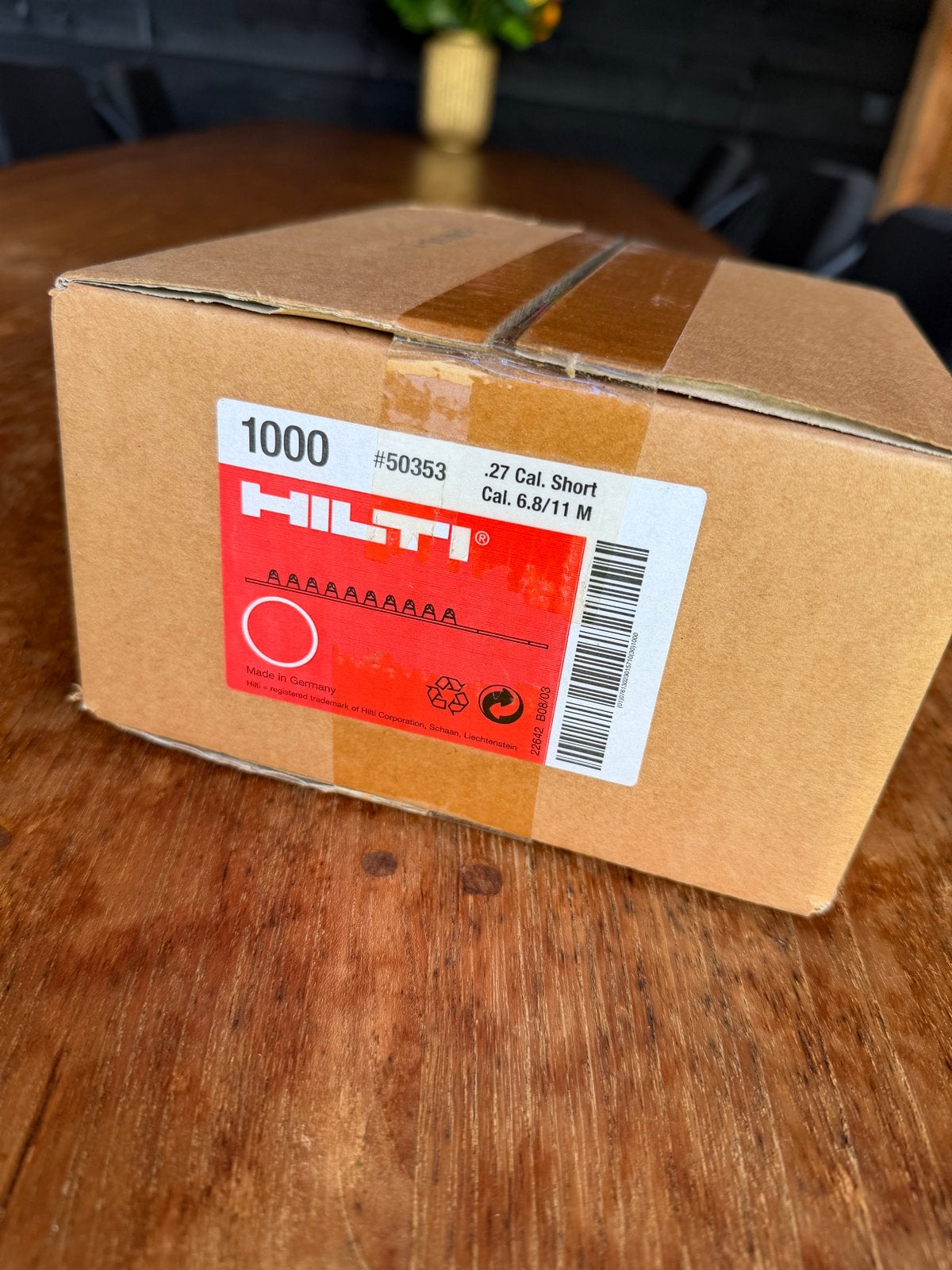 Hilti .27 Cal. Short Cal. 6.8/11 M patronen (1000 stuks), Verzenden, Nieuw, Overige typen, Hilti