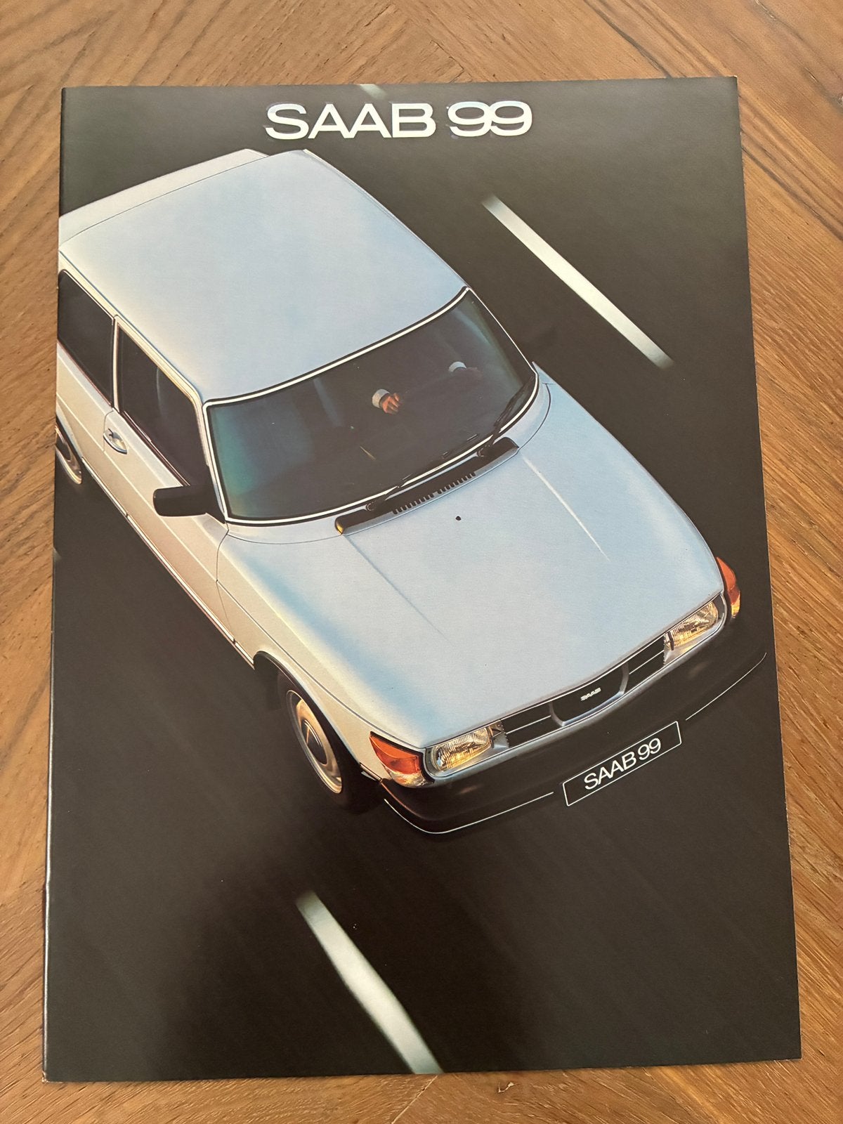 1981 Saab 99 brochure, Verzenden, Zo goed als nieuw, Overige merken