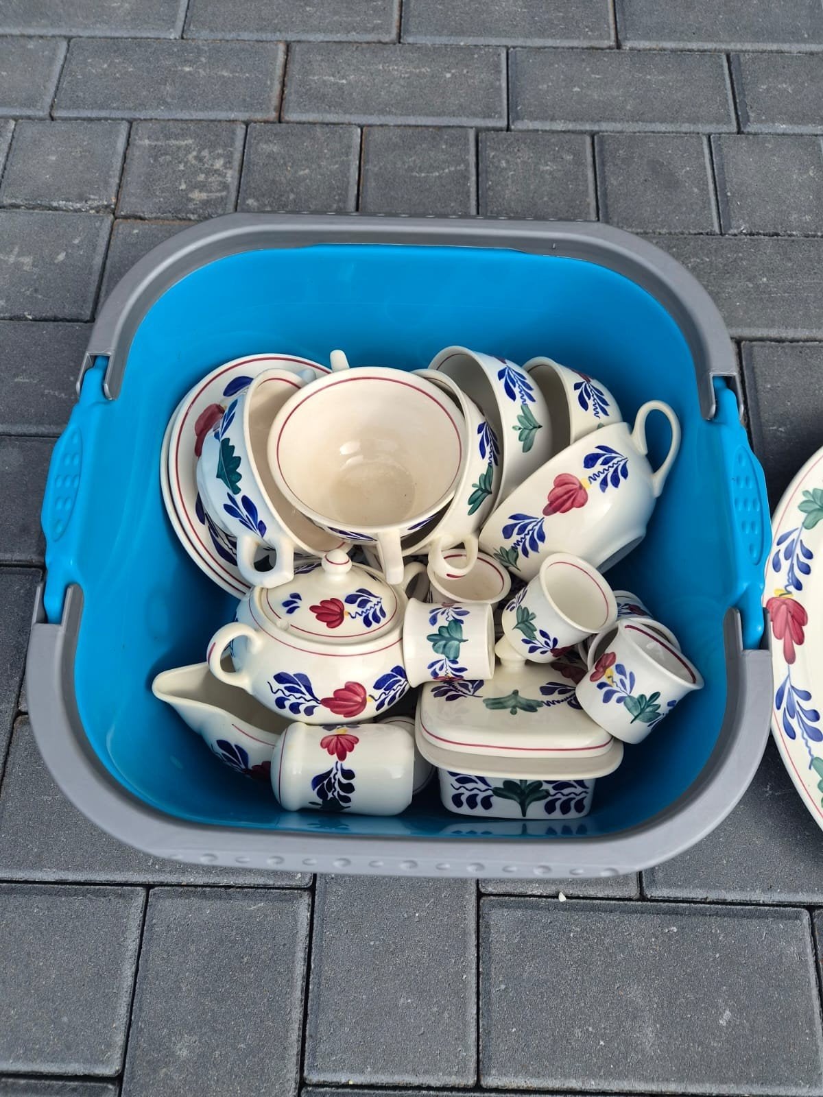 Boerenbont servies, Ophalen, Zo goed als nieuw, Aardewerk, Overige typen