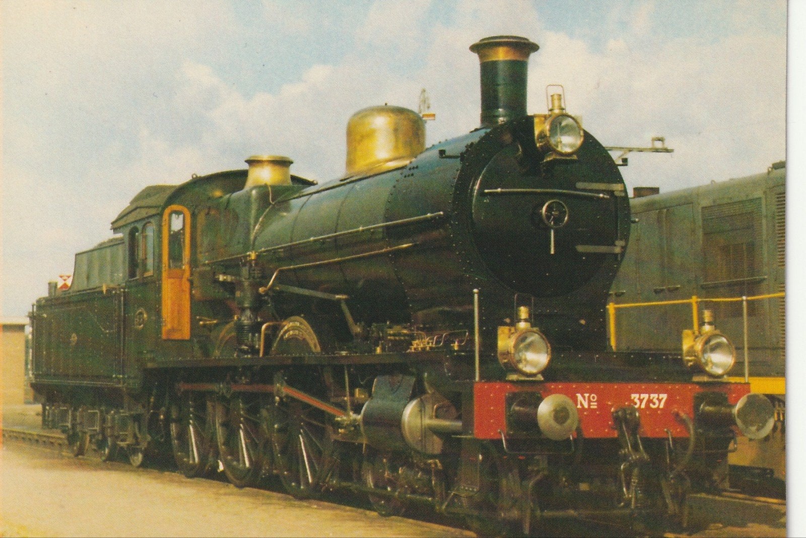AMERSFOORT DIESELREMISE MUSEUMLOCOMOTIEF NS 3737 STOOM 1981, Ophalen of Verzenden, 1980 tot heden, Ongelopen, Utrecht