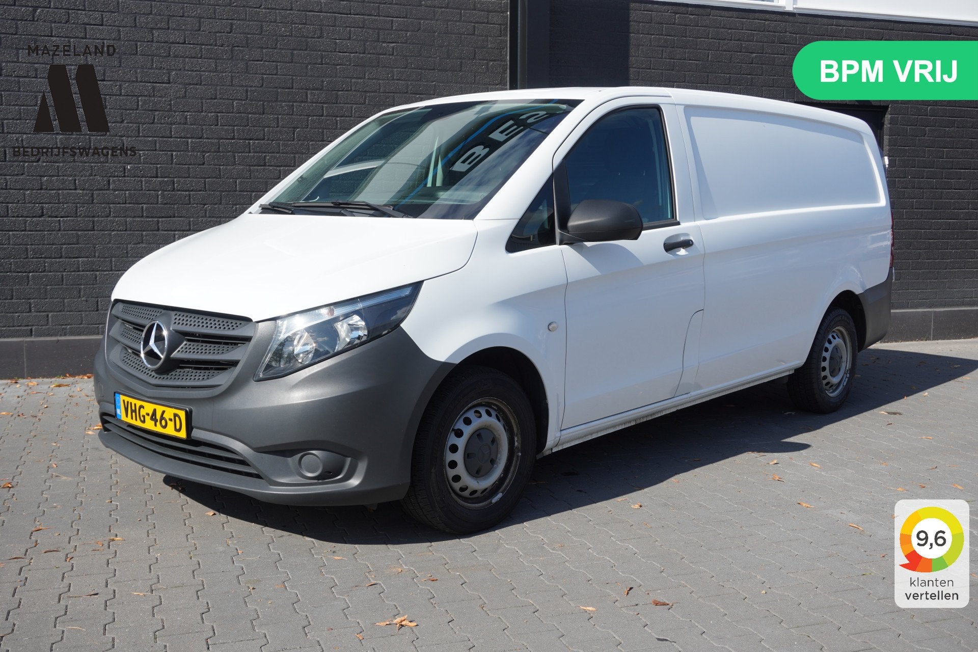 Mercedes-Benz Vito 116 CDI Lang EURO 6 - Airco - Cruise - Tr, Gebruikt, 4 cilinders, 2000 kg, Wit