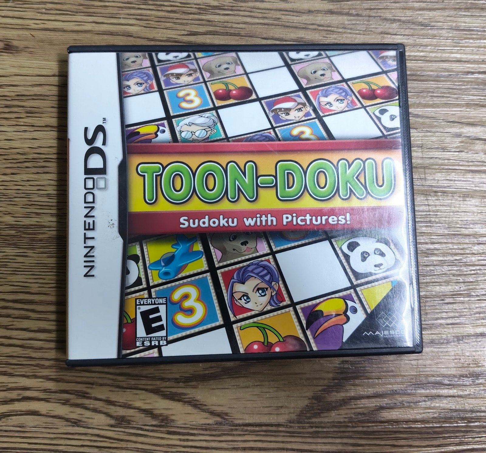Toon-Doku Nintendo DS - Sudoku met Afbeeldingen!, Puzzel en Educatief, 1 speler, Ophalen of Verzenden, Zo goed als nieuw