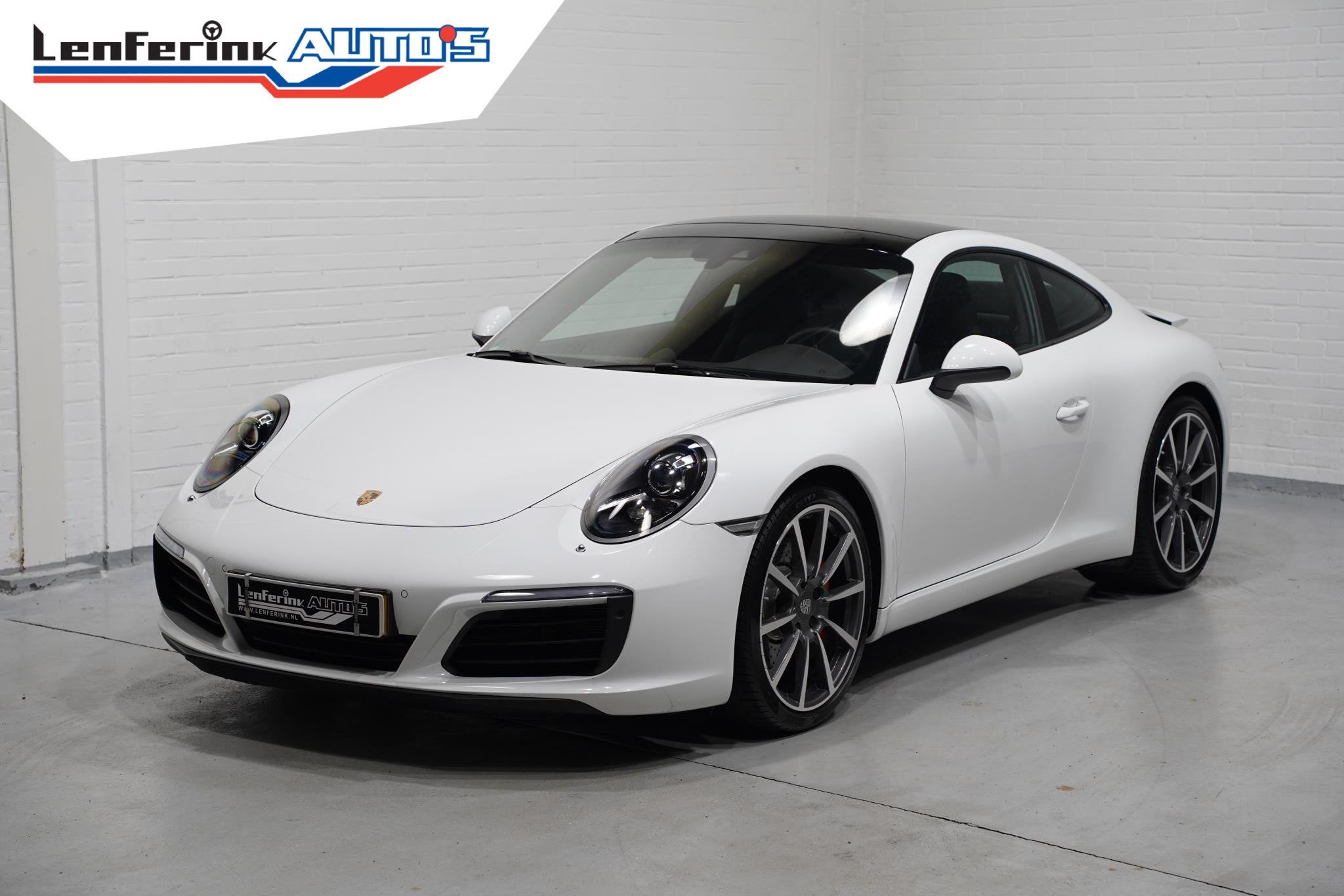 Porsche 911 3.0 Carrera S Schuifdak Bi-xenon Cruis Stoelverw, Achterwielaandrijving, Gebruikt, Euro 6, Wit
