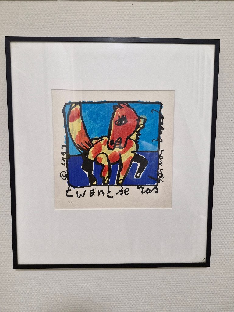 herman brood schilderij, Ophalen, Gelimiteerde oplage, Papier/karton, Dieren