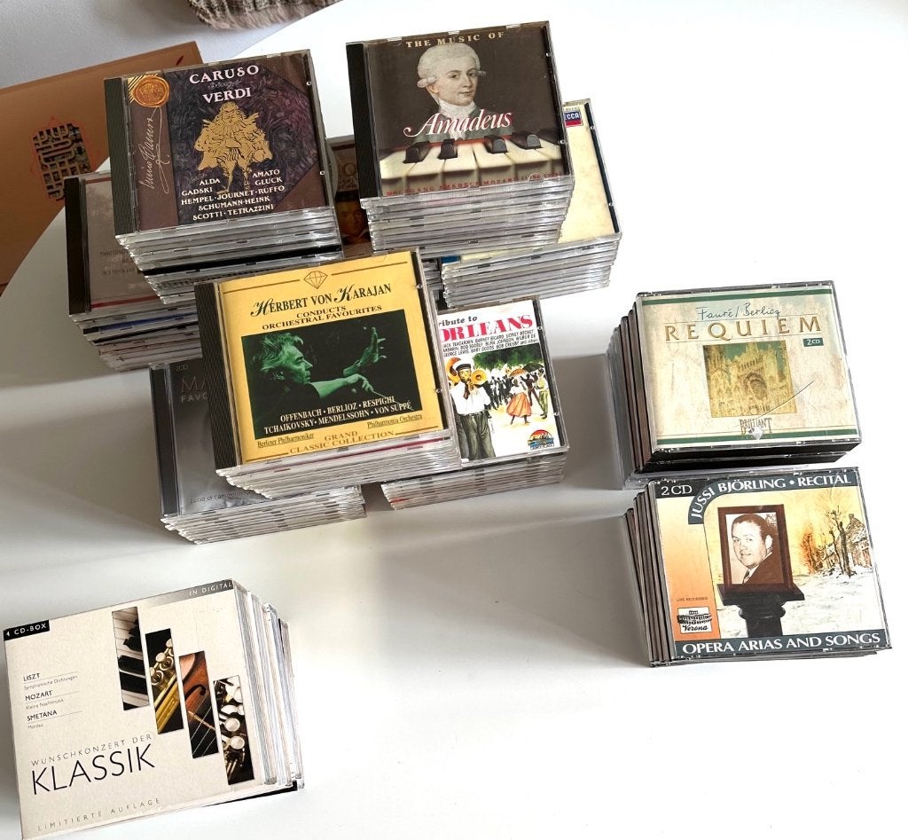Coll. klassieke CD’s en LP’s. Mozart, Beethoven, opera, Cd's en Dvd's, Cd's | Klassiek, Gebruikt, Overige typen, Boxset, Classicisme