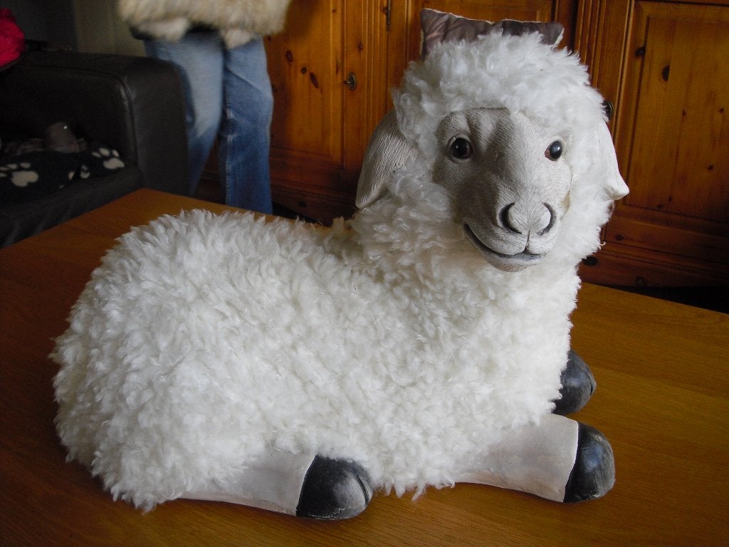 Brocante schaap/lam, Ophalen