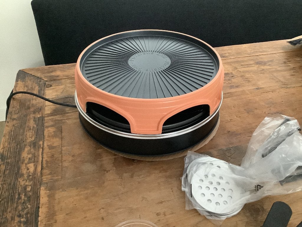 Emerio pizzarette grill 6 pers nieuw, Ophalen, Nieuw, 4 t/m 7 personen