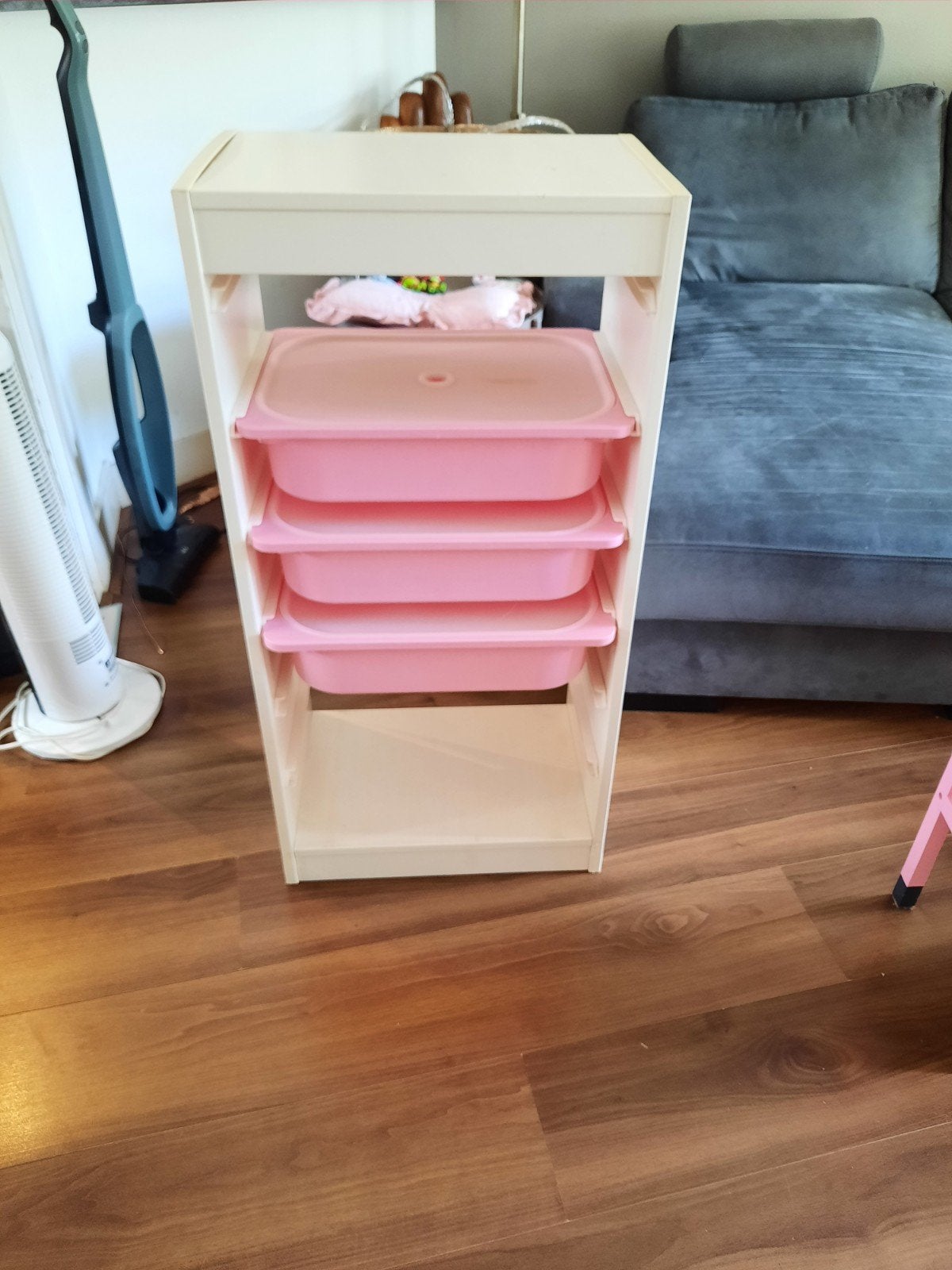 Trofast kast met 3 bakken, Huis en Inrichting, Ophalen, Gebruikt, 5 laden of meer, 50 tot 100 cm