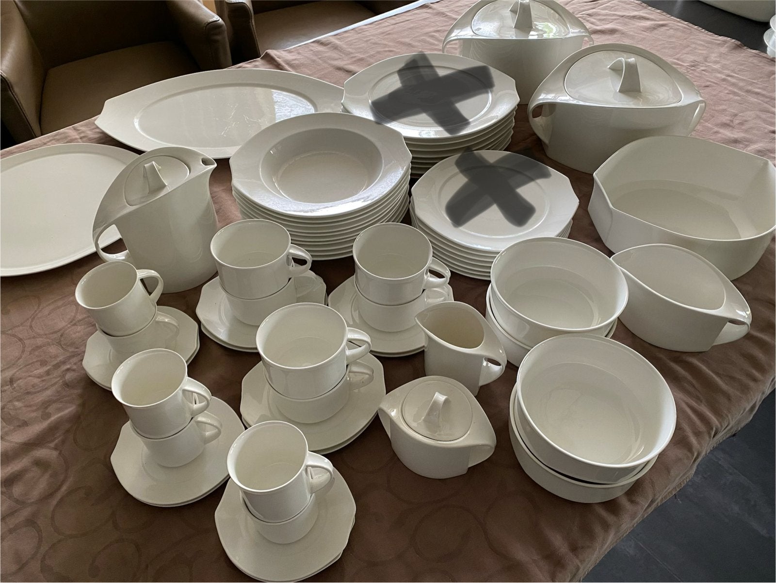 Villeroy & Boch Alba Servies - Uitgebreide Set, Ophalen, Villeroy & Boch, Zo goed als nieuw, Modern