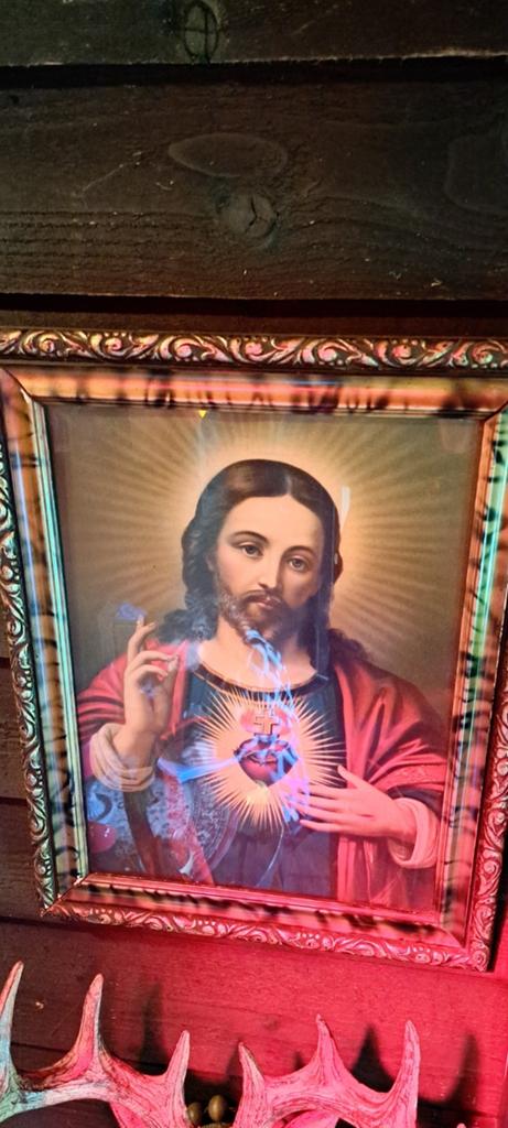 Jezus schilderij, Antiek en Kunst, Ophalen