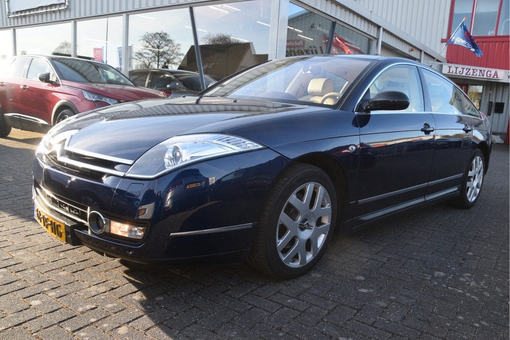 Citroën C6 2.7 HdiF V6 Exclusive Navi | Headup | Leer | Xen, Auto's, Citroën, Gebruikt, Beige, C6, Navigatiesysteem