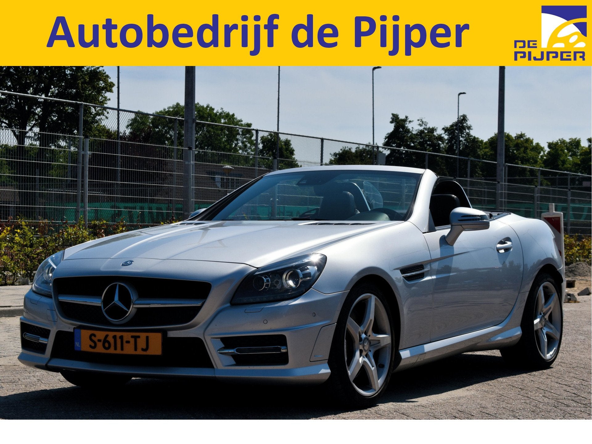 Mercedes-Benz SLK 350 AMG Edition 1 306 pk Comfort/Memory pa, Auto's, Automaat, Achterwielaandrijving, Zwart, Bedrijf