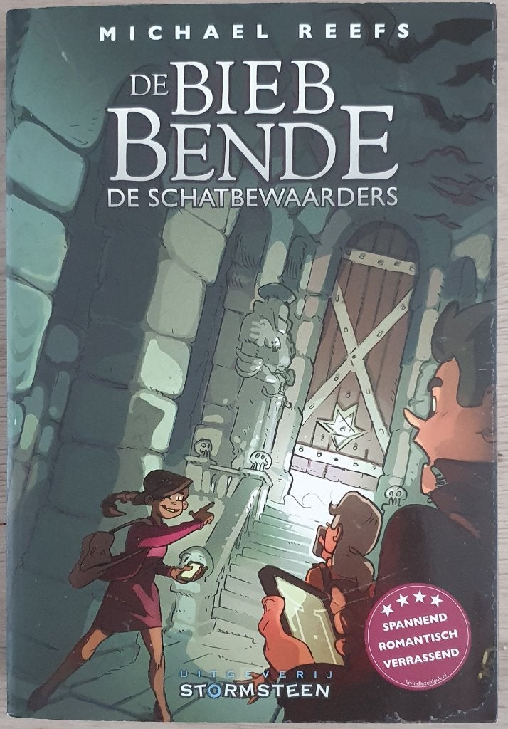 De Bieb-bende 5 - De Schatbewaarders - Michael Reefs, Ophalen of Verzenden, Zo goed als nieuw