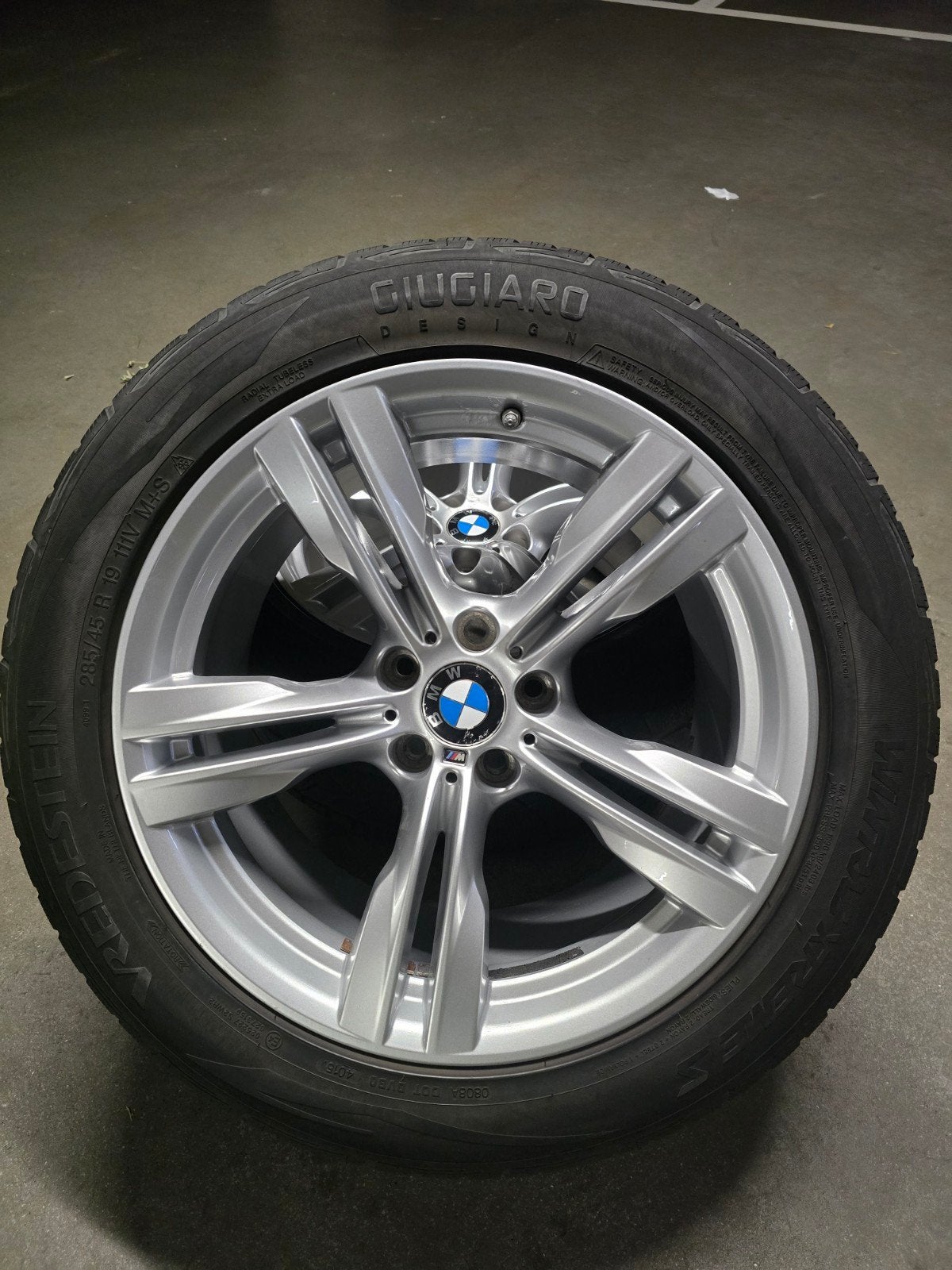 BMW Style 467M 19" winter breedset BMW X5 F15 en X6 F16, Auto-onderdelen, Banden en Velgen, Gebruikt, 255 mm, Banden en Velgen