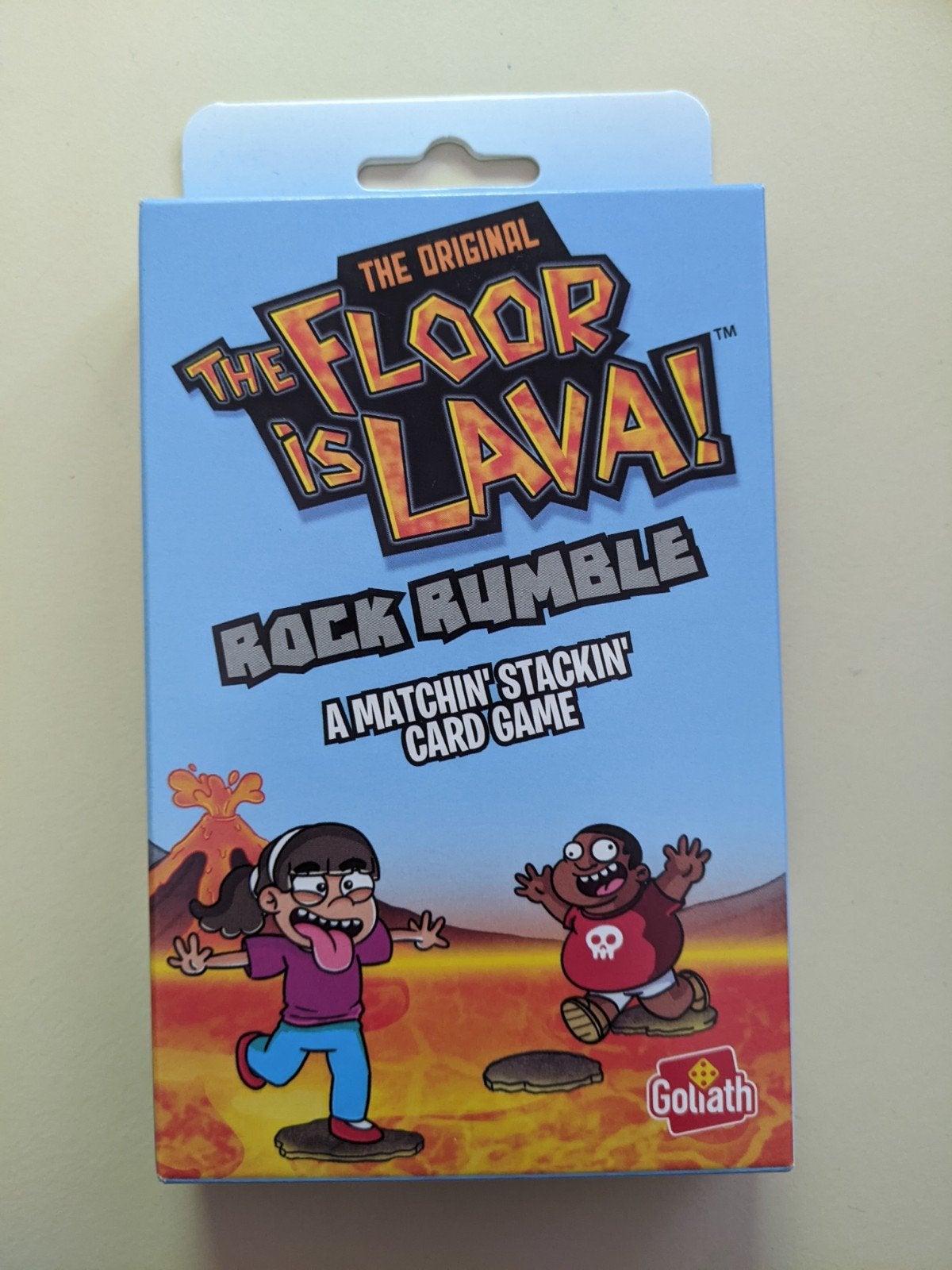 The Floor is Lava! Rock Rumble Kaartspel Goliath - Nieuw, Hobby en Vrije tijd, Een of twee spelers, Ophalen of Verzenden, Nieuw