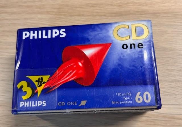Philips CD One cassettebandjes 3 stuks nieuw, Overige genres, Nieuw in verpakking, Onbespeeld, Verzenden