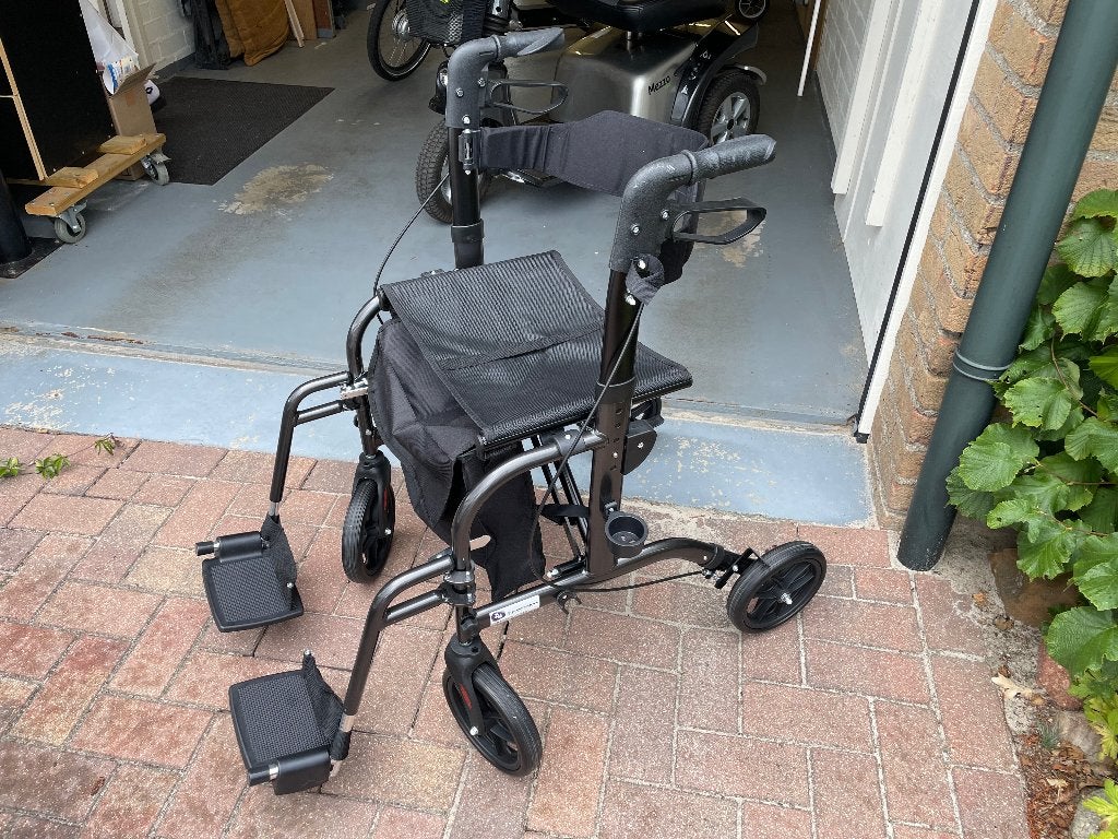 Multimotion duo Rollator/rolstoel, Ophalen, Opvouwbaar, Gebruikt