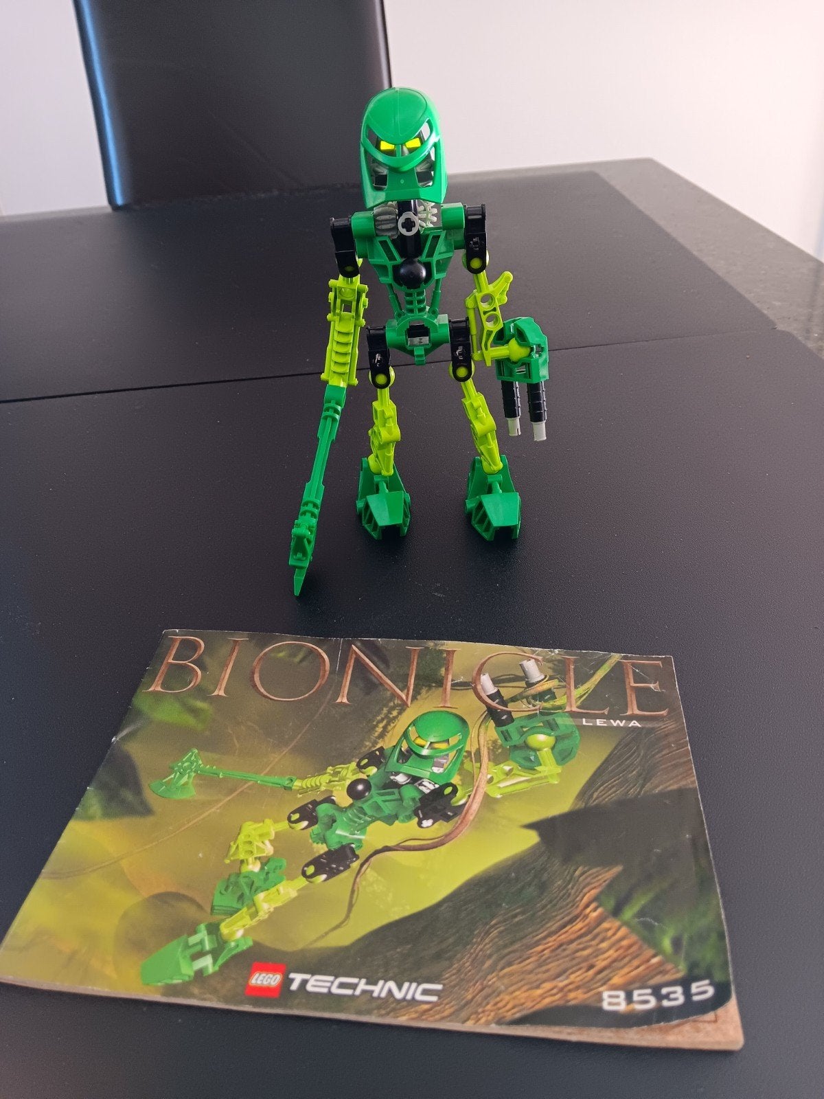 Lego Bionicle Lewa 8535 met handleiding, Ophalen of Verzenden, Gebruikt, Overige merken