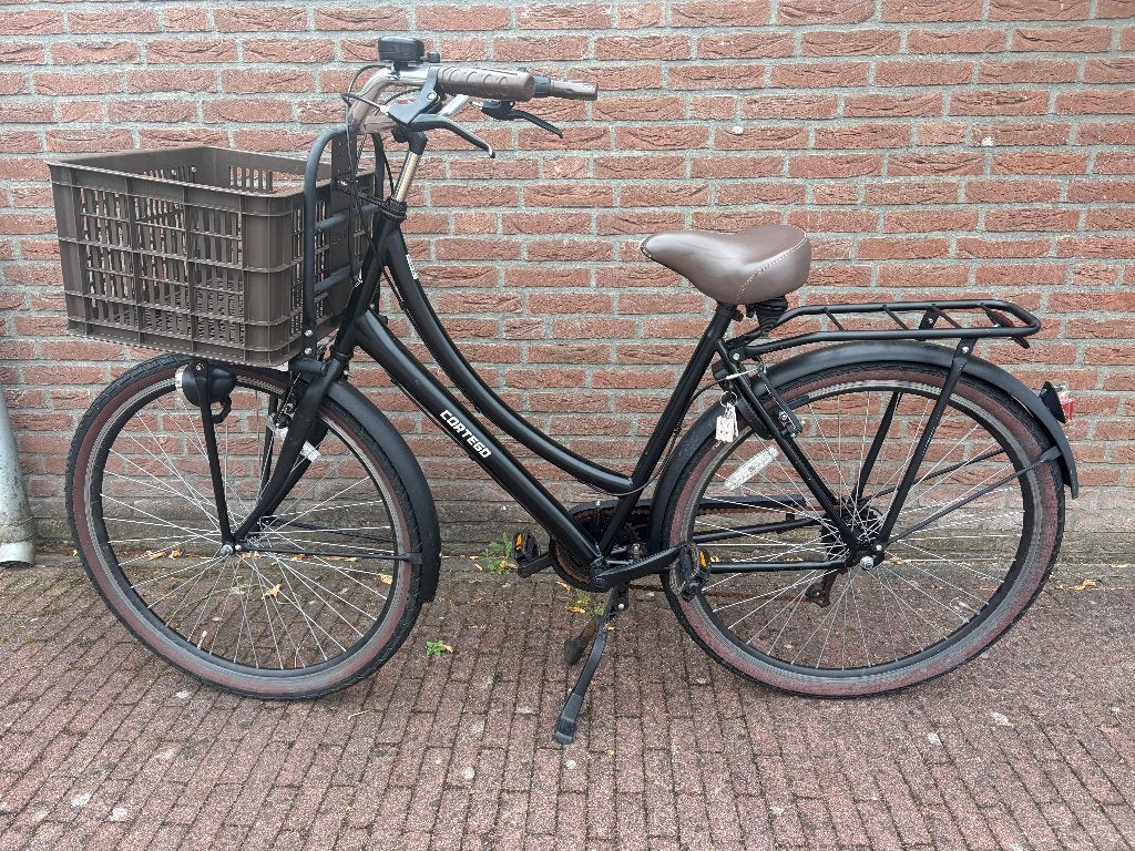Cortego Transporter damesfiets 28 inch – 7 versnellingen, Velgrem, Versnellingen, Ophalen, Overige merken