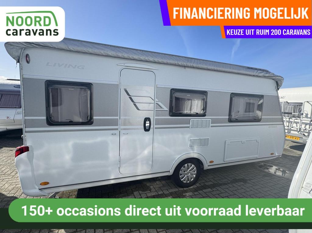 Eriba HYMER LIVING 471  ENKELE BEDDEN, MOVER, VOORTENT, Caravans en Kamperen, Mover, Bedrijf, 6 tot 7 meter, Eriba