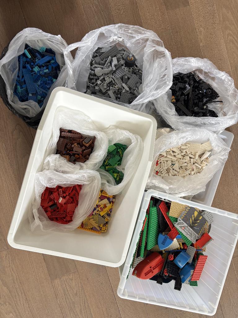 Losse lego stenen, Ophalen, Gebruikt, Losse stenen, Lego