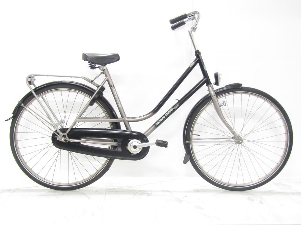 Gouden-leeuw Basic grijs dames 53cm 28inch, Fietsen en Brommers, Fietsen | Dames | Damesfietsen, Gebruikt, Overige merken, Versnellingen