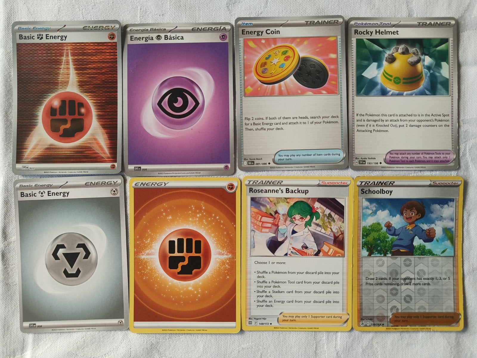 Pokémon Trainer en Energy Kaarten - Diverse Collectie, Ophalen of Verzenden, Gebruikt, Meerdere kaarten