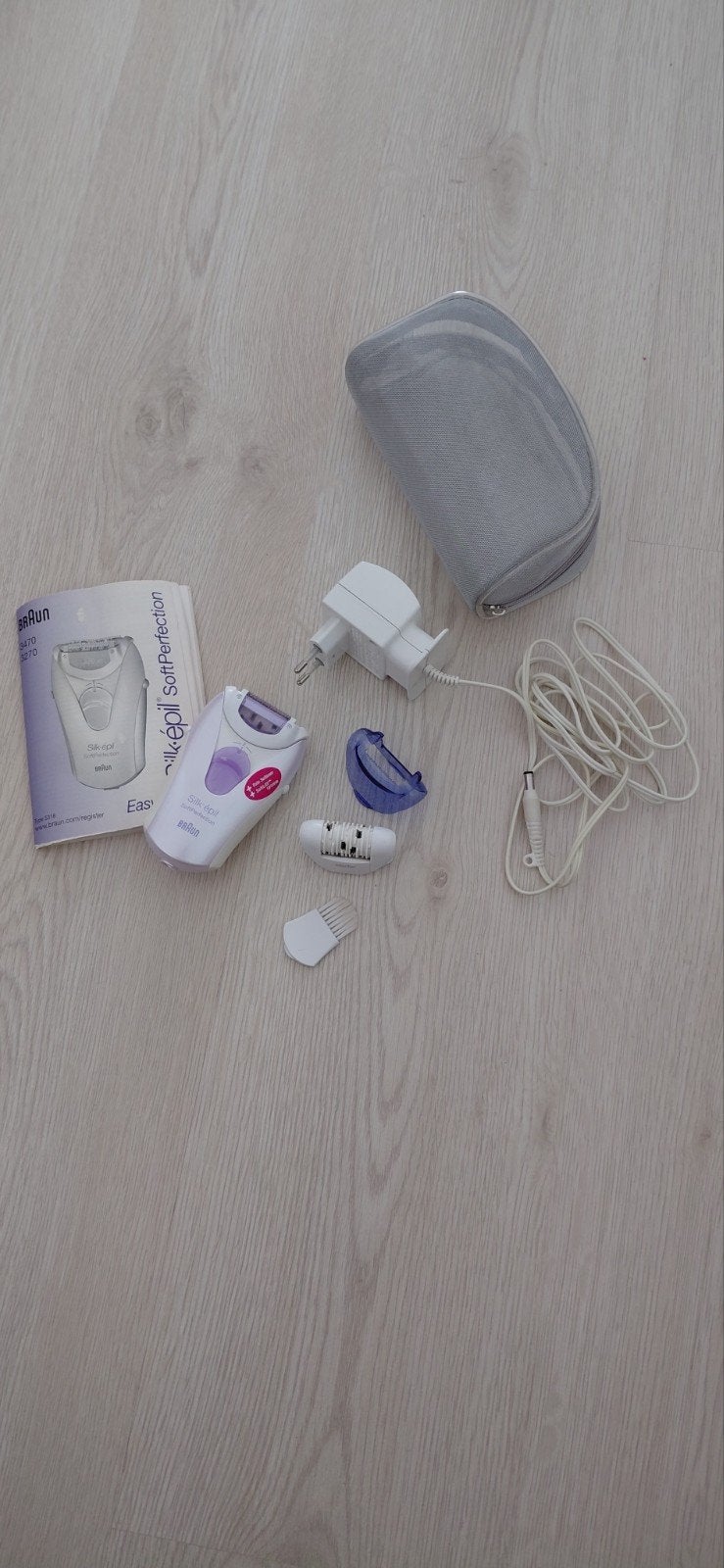 Braun 3470 Silk-épil Soft Perfection Epilator, Ophalen of Verzenden, Gebruikt, Scheren en Epileren