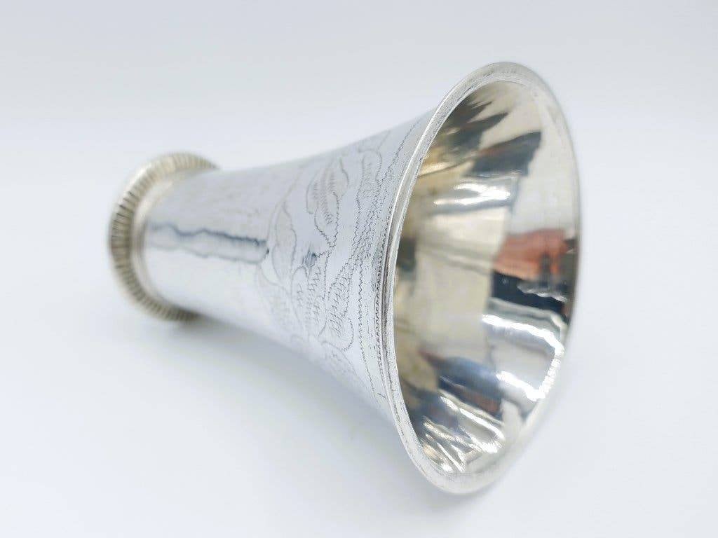 Zilveren beker, C.F. Seseman, Arboga, Zweden, 1790, Antiek en Kunst, Verzenden, Zilver