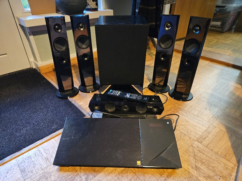 Sony BDV-N7200W Surroundversterker/bluray speler + speakers, Ophalen, Gebruikt, Blu-ray-speler, 70 watt of meer