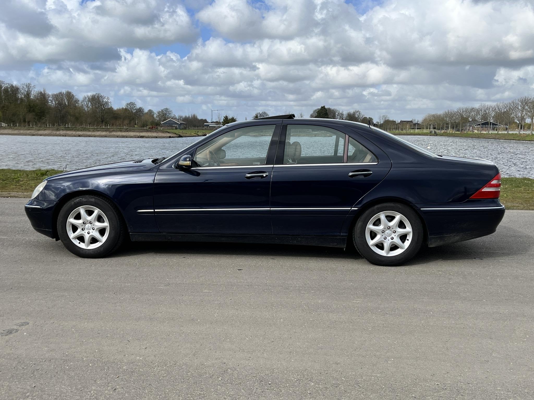 Mercedes-Benz S-klasse 500 Memory, stoelverwarming, clima, Auto's, Mercedes-Benz, Automaat, Achterwielaandrijving, Gebruikt, 8 cilinders