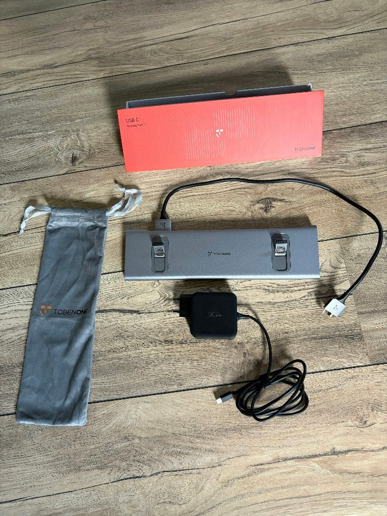 TobenONE USB-C Docking Station UDS041M voor MacBooks, Ophalen of Verzenden, Zo goed als nieuw, Docking station, Laptop