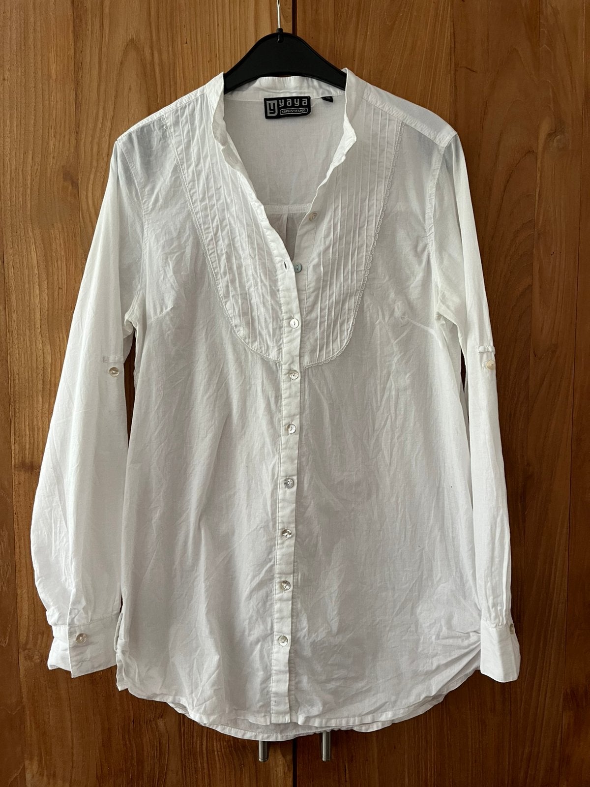 Blouse Yaya wit maat 38/40, Verzenden, Zo goed als nieuw, Maat 38/40 (M), Wit