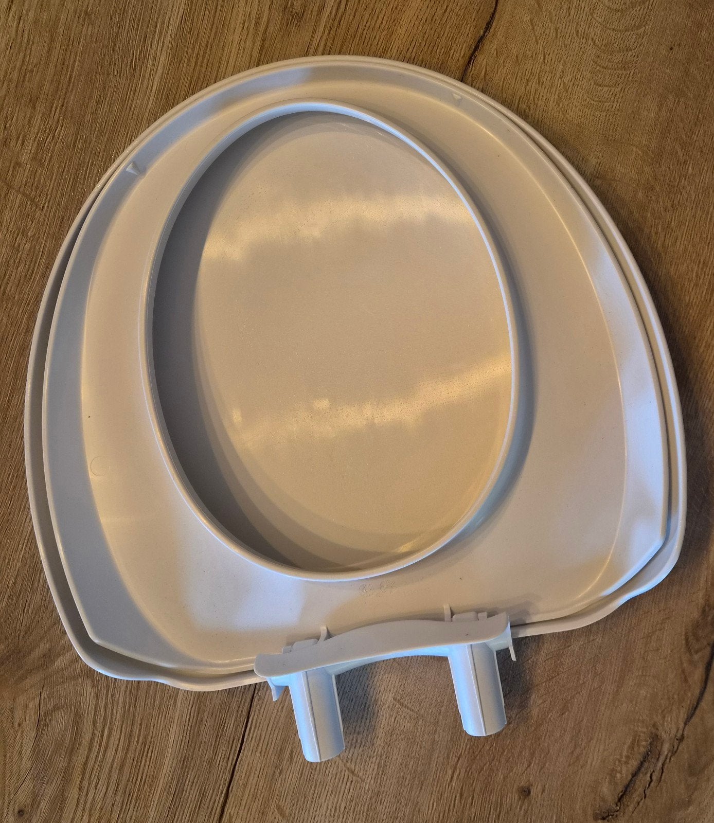 Witte toiletbril voor camper/caravan toilet, Ophalen of Verzenden, Zo goed als nieuw, Toilet