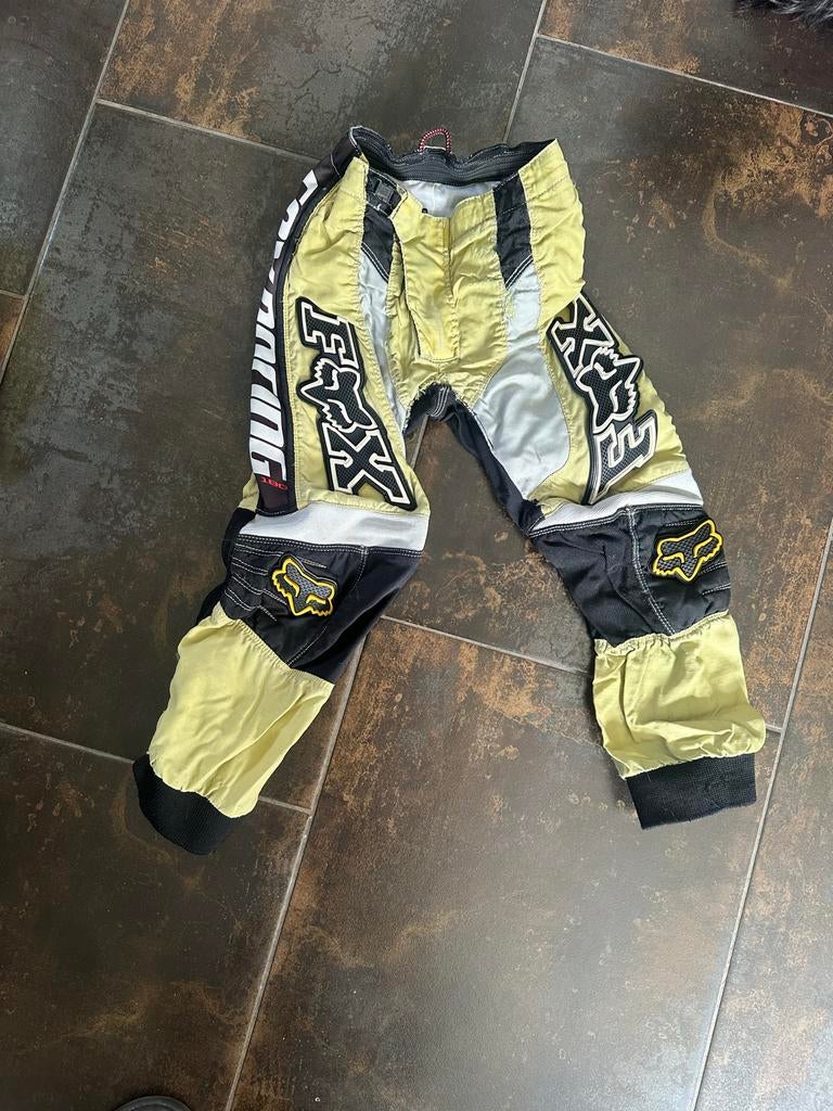 Fox Racing Motorcrossbroek - Geel/Zwart, Motoren, Kleding | Motorkleding, Ophalen of Verzenden, Tweedehands, Heren, Motorcrosskleding