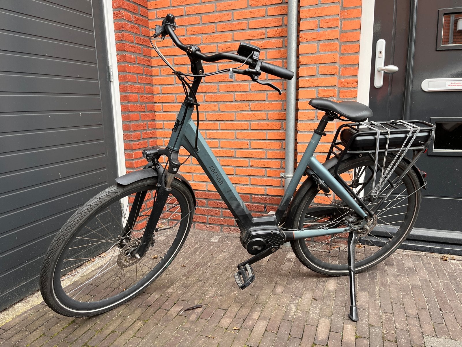 Cortina E-Octa met 600Wh accu, ketting recent vervangen, Fietsen en Brommers, Ophalen, Gebruikt, 50 km per accu of meer, Cortina
